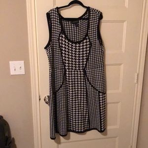 Lane Bryant 18/20 houndstooth dress